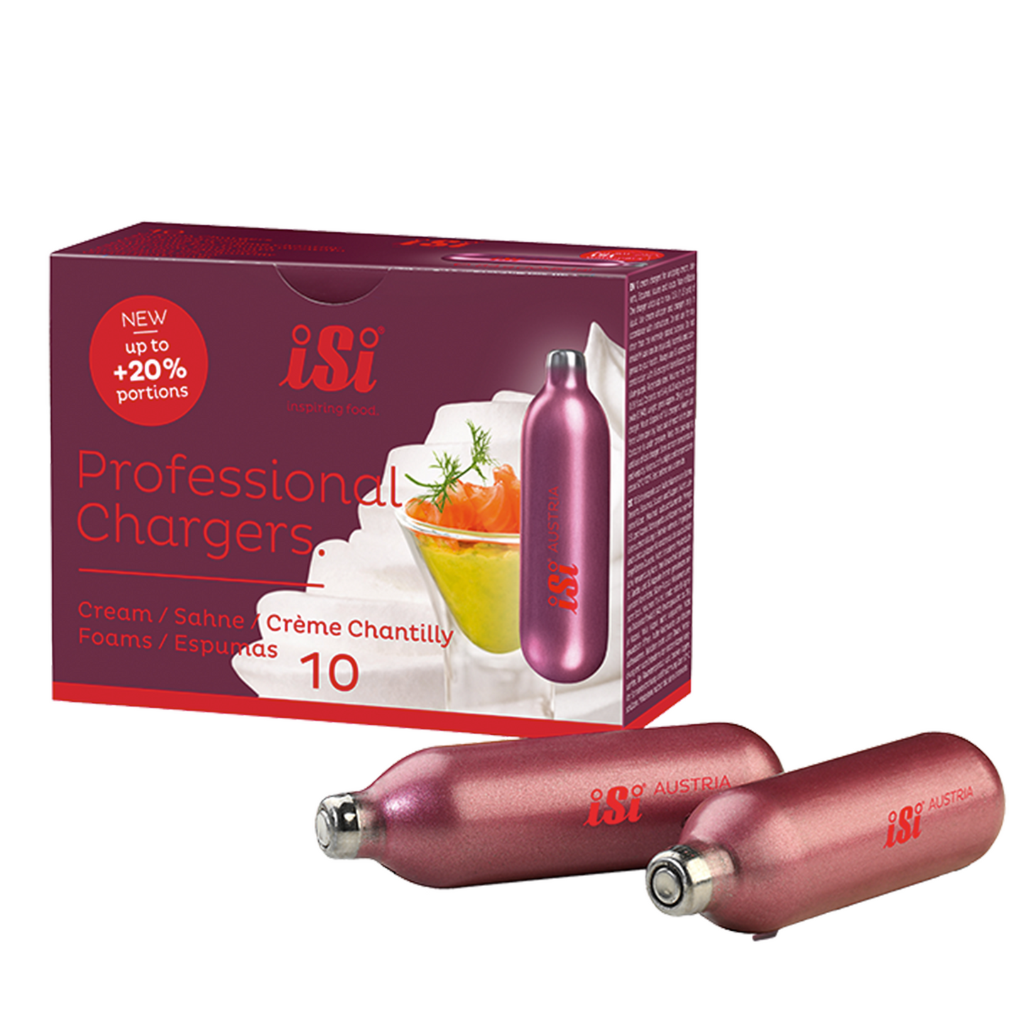 CREAM CHARGER (BOX OF 10) - CLASSIC