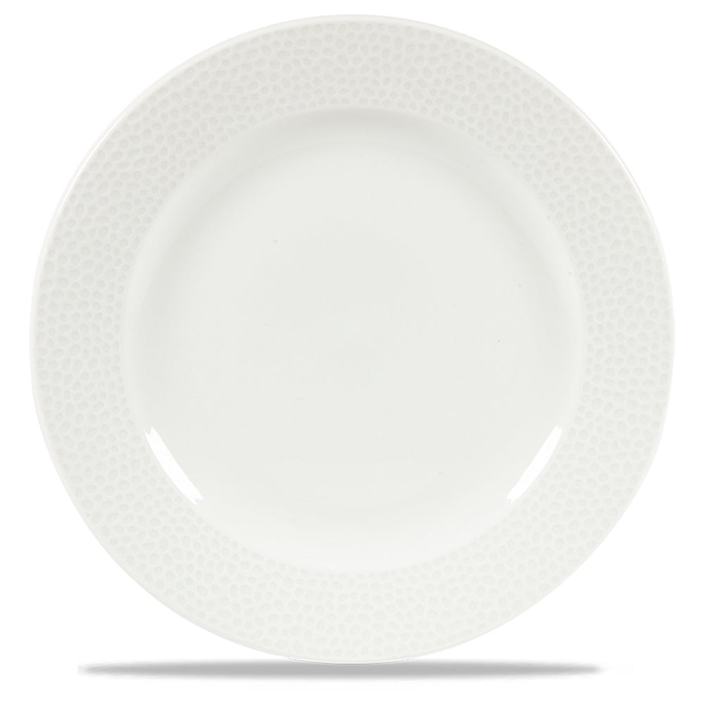 ISLA - WHITE - FOOTED PLATE - 30.5CM (12 UNITS)