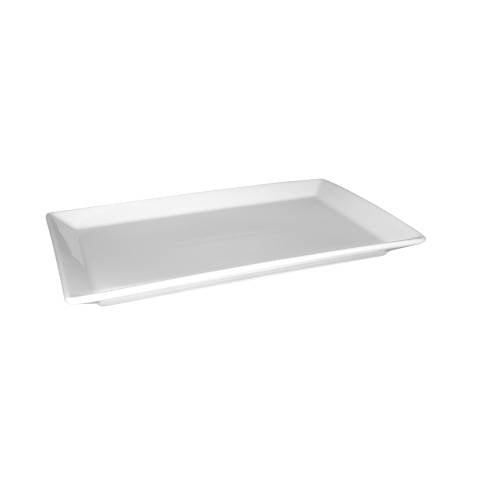 PRIMA - WHITE - RECTANGULAR TRAY - 28CM X 15CM (12 UNITS)