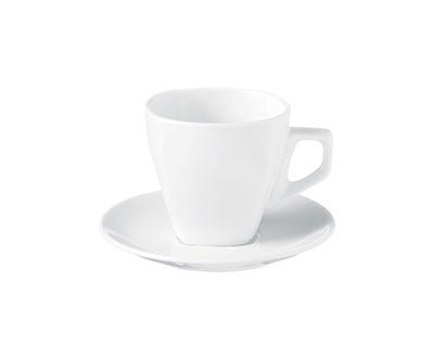 PRIMA - WHITE - SQUARE CAPPUCCINO CUP - 200ML (24 UNITS)