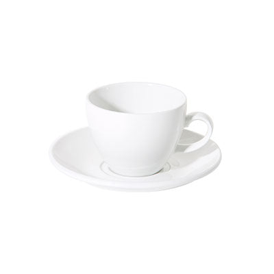 PRIMA - WHITE - NON-STACKING TEA CUP - 230ML (24 UNITS)