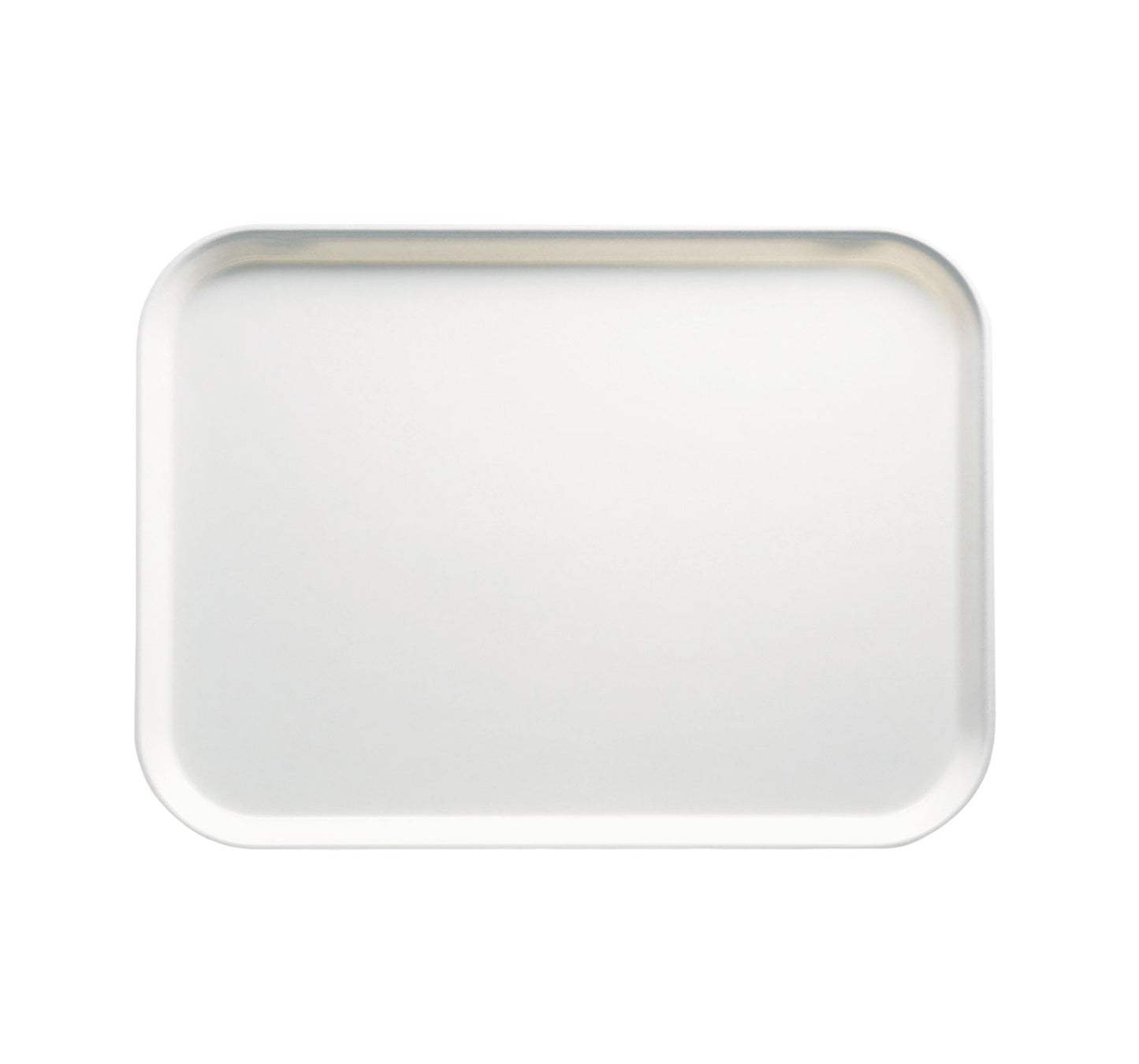 FIBERGLASS SMOOTH TRAY 27CM W X 35CM L - WHITE
