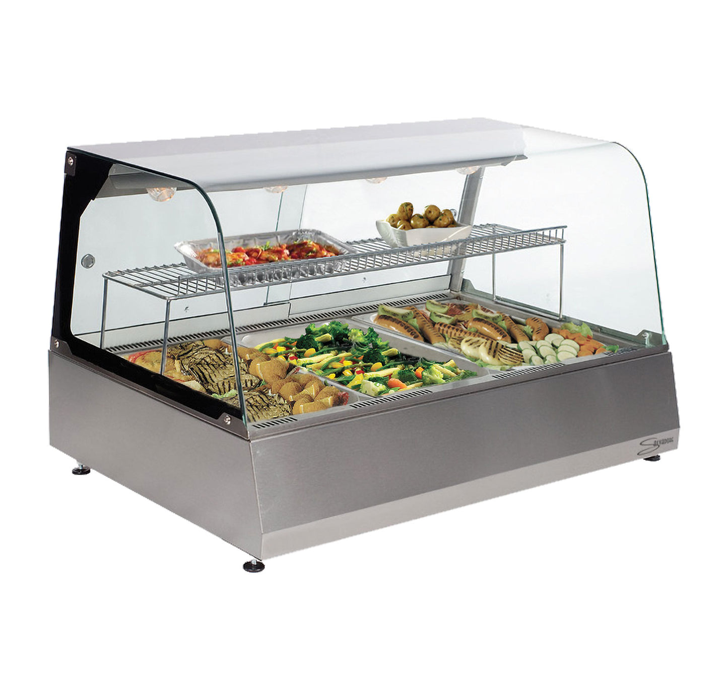 HEATED DISPLAY MERCHANDISER SALVADORE - 3 DIVISION