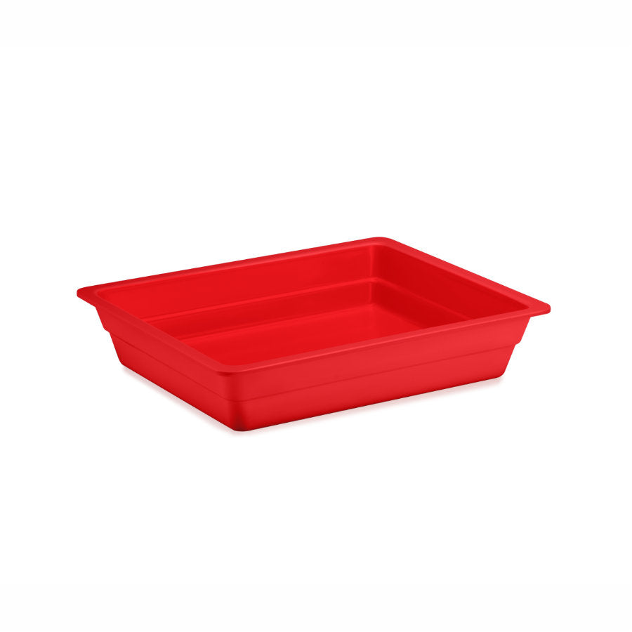 INSERT MELAMINE HALF (GN1/2) 65MM - RED