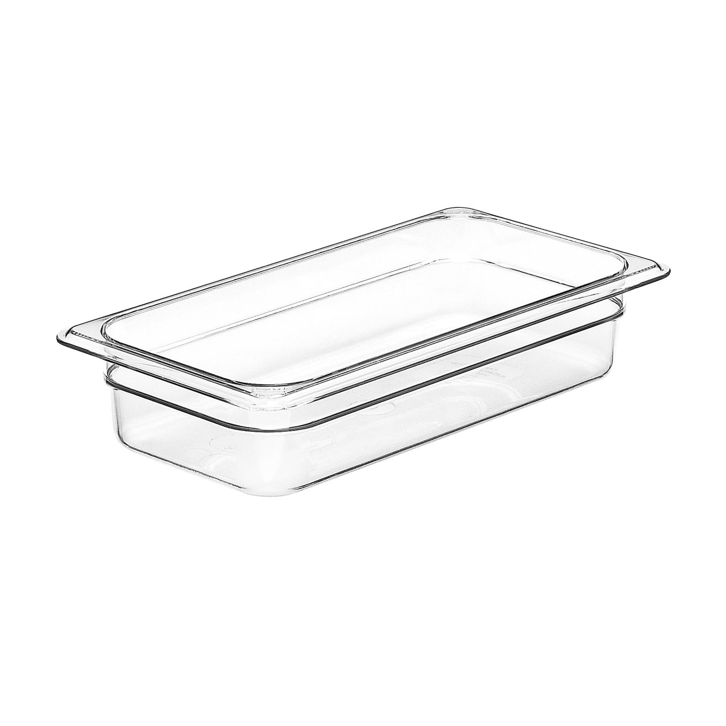 GN FOODPAN 1/3 POLYCARBONATE CLEAR 65MM D 2.4LT
