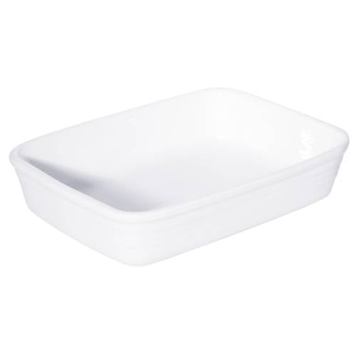 WHITE - RECTANGULAR BAKER - 40CM X 26CM (1 UNITS)