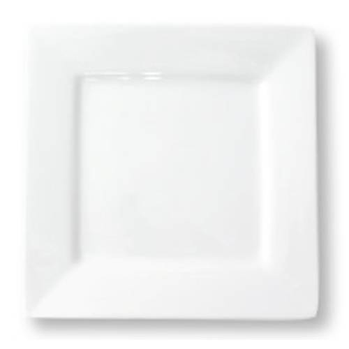 ACCENT - WHITE - SQUARE PLATE - 25CM (12 UNITS)
