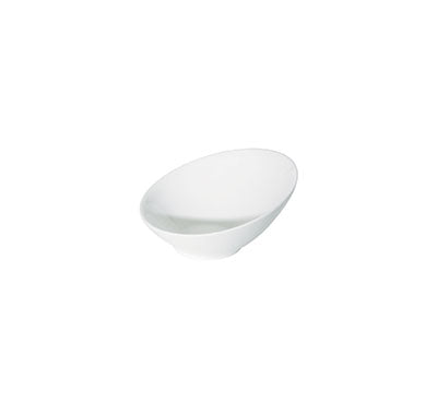 ACCENT - WHITE - SLANT TOP BOWL - 18CM (6 UNITS)