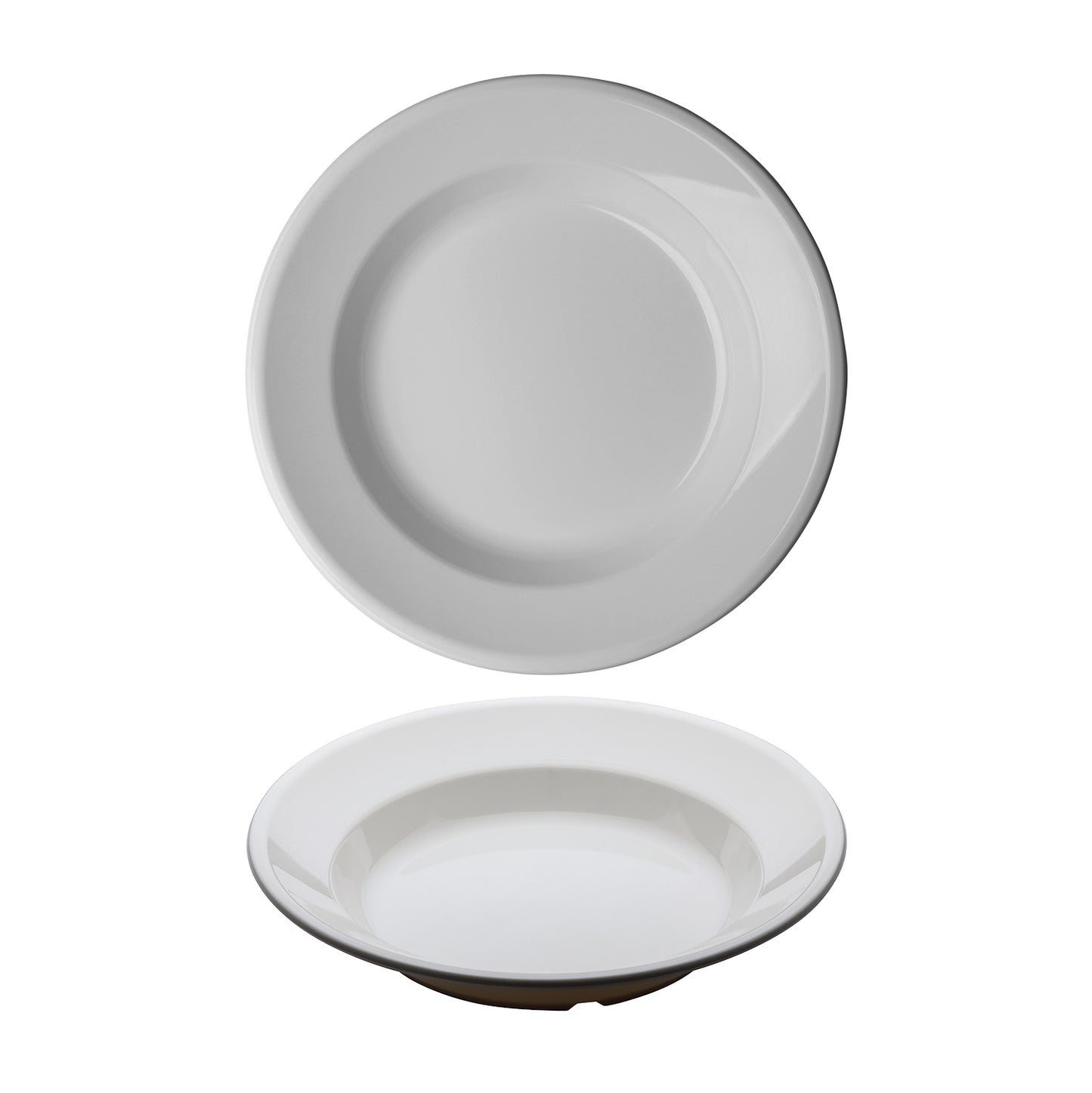 POLYCARBONATE ROUND SOUP/SALAD BOWL 22.9CM DIAMETER - WHITE