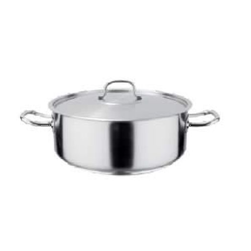POT S/STEEL LOW CASSEROLE - 19.5LT