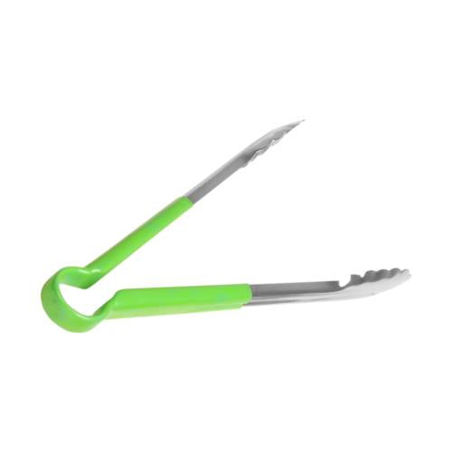 COLOURED UTILITY TONGS (GREEN) - 300MM