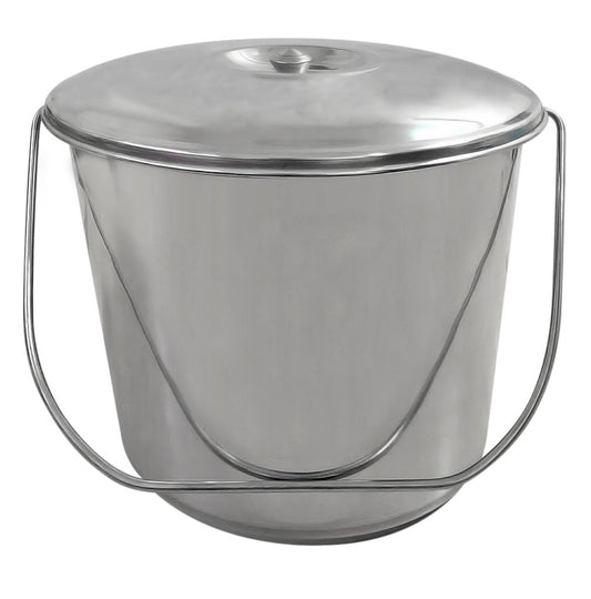 BUCKET & LID - S/STEEL 20LT