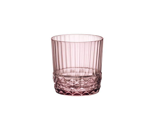 AMERICA '20s - LILAC ROSE - ROCKS 300ML H83.5MM W83.5MM (6 UNITS)