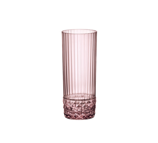 AMERICA '20s - LILAC ROSE - LONG DRINK 400ML H158MM W68MM (6 UNITS)