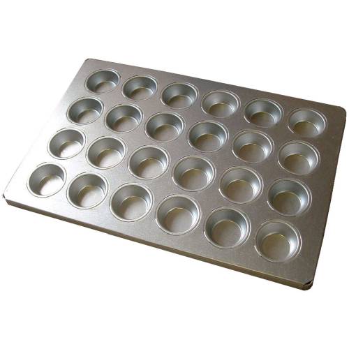 BAKING TRAY ALUSTEEL - REGULAR MUFFIN 24 CUP 600MM X 400MM