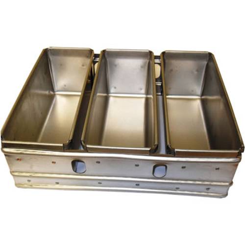 BREAD TRAY ALUSTEEL - THREE TRAY  354MM X 284MM X 115MM