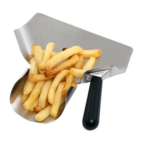 CHIP BAGGING SCOOP -S/STEEL 190MM X 200MM