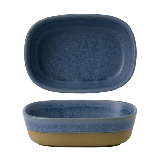 EMERGE - OSLO BLUE - DEEP DISH - 500ML 17.30CM X 11.90CM X 5CM (6 UNITS)