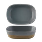 EMERGE - SEATTLE GREY - DEEP DISH - 500ML 17.30CM X 11.90CM X 5CM (6 UNITS)