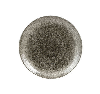 RAKU - QUARTZ BLACK - COUPE PLATE - 21.7CM (12 UNITS)