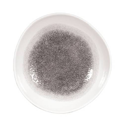 RAKU - QUARTZ BLACK - ORGANIC ROUND BOWL - 25.3CM 1.1LT (12 UNITS)