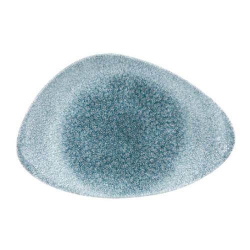 RAKU - TOPAZ BLUE - CHEFS' TRIANGLE PLATE - 30CM X 20CM (6 UNITS)