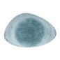 RAKU - TOPAZ BLUE - CHEFS' TRIANGLE PLATE - 30CM X 20CM (6 UNITS)