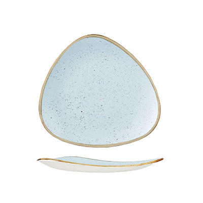 STONECAST - DUCK EGG BLUE - TRIANGLE PLATE - 19.2CM (12 UNITS)