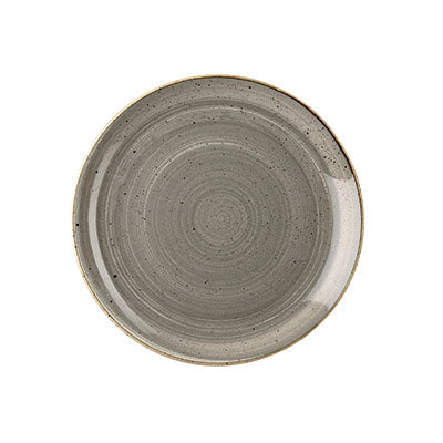 STONECAST - PEPPERCORN GREY - COUPE PLATE - 26CM (12 UNITS)