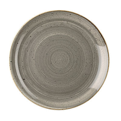 STONECAST - PEPPERCORN GREY - COUPE PLATE - 28.8CM (12 UNITS)