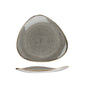 STONECAST - PEPPERCORN GREY - TRIANGLE PLATE - 19.2CM (12 UNITS)