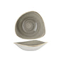 STONECAST - PEPPERCORN GREY - TRIANGLE BOWL - 18.5CM (12 UNITS)