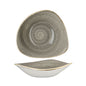STONECAST - PEPPERCORN GREY - TRIANGLE BOWL - 23.5CM (12 UNITS)