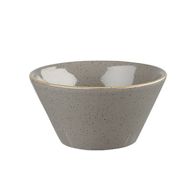 STONECAST - PEPPERCORN GREY - ZEST BOWL - 12.1CM X 6.5CM 340ML (12 UNITS)
