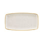 STONECAST - BARLEY WHITE - OBLONG PLATE - 35CM X 18.5CM (6 UNITS)