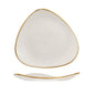 STONECAST - BARLEY WHITE - TRIANGLE PLATE - 31.1CM (6 UNITS)
