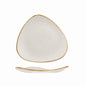 STONECAST - BARLEY WHITE - TRIANGLE PLATE - 22.9CM (12 UNITS)