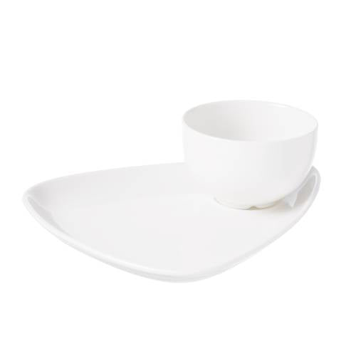 X SQUARED - WHITE - PROFILE SAUCE DISH - 60ML (24 UNITS)