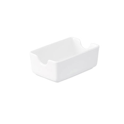 WHITEWARE - WHITE - SUGAR SACHET HOLDER - 11CM X 7CM (6 UNITS)