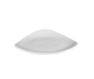 LOTUS - WHITE - TRIANGLE PLATE - 19CM (12 UNITS)