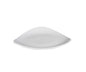 LOTUS - WHITE - TRIANGLE PLATE - 19CM (12 UNITS)