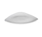 LOTUS - WHITE - TRIANGLE PLATE - 23CM (12 UNITS)