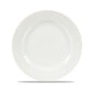 ISLA - WHITE - FOOTED PLATE - 23.4CM (12 UNITS)