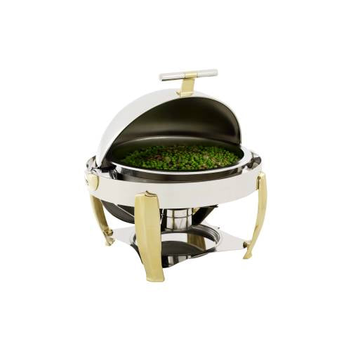 CHAFING DISH DELUX - ROLLTOP (ROUND) 6.8LT