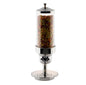 CEREAL DISPENSER SINGLE S/STEEL - POLYCARBONATE CYLINDER 265MM X 200MM X 595MM 3.7LT
