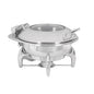 CHAFING DISH INDUCTION - ROUND- GLASS LID 6LT
