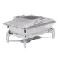 CHAFING DISH INDUCTION - RECTANGULAR- GLASS LID 9LT