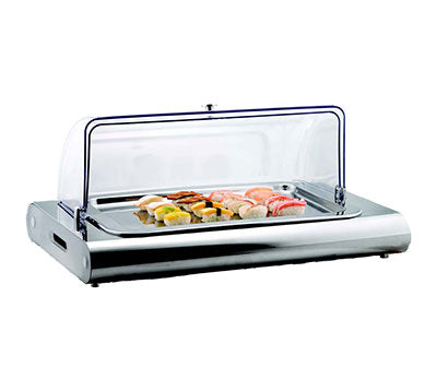 COLD DISPLAY SWATCH S/STEE LPOLYCARBONATE, COVER, TWO ICE PACKS INCLUDED 608MM X 433MM X 284MM