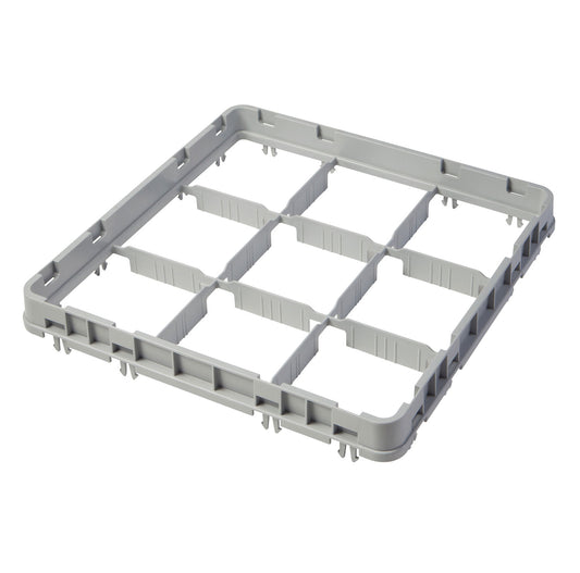 9 COMARTMENT HEIGHT EXTENDER 50CM X 50CM GREY - 5CM H
