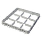 9 COMARTMENT HEIGHT EXTENDER 50CM X 50CM GREY - 5CM H